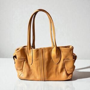 Vintage Abro Italian Leather Shoulder Bag